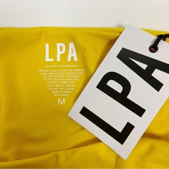 LPA Zella Bottom in Yellow Size M - Picture 6 of 7